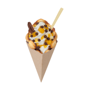 Bubble Wafel Tropical Brownie Fruitcocktail,Soft Ice Corner,Angelo,Good Choice;5,95